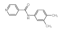 N-(3,4-dimethylphenyl)pyridine-4-carboxamide Structure