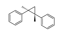 [(1R,2R)-1,2-dimethyl-2-phenylcyclopropyl]benzene结构式