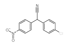 2-(4-chlorophenyl)-2-(4-nitrophenyl)acetonitrile Structure