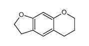 3,5,6,7-tetrahydro-2H-furo[3,2-g]chromene Structure