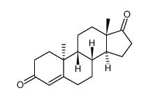 (9β,10α)-androst-4-ene-3,17-dione结构式