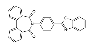 6-[4-(1,3-benzoxazol-2-yl)phenyl]benzo[d][2]benzazepine-5,7-dione结构式