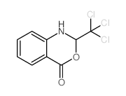 4H-3,1-Benzoxazin-4-one,1,2-dihydro-2-(trichloromethyl)- Structure