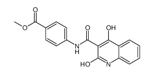 methyl 4-[(4-hydroxy-2-oxo-1H-quinoline-3-carbonyl)amino]benzoate Structure