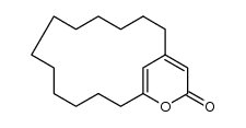 4,6-Dodecamethylen-2-pyron Structure