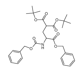 Z-DL-Gla(tBu)2-OBn Structure