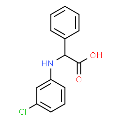 (3-CHLORO-PHENYLAMINO)-PHENYL-ACETIC ACID structure