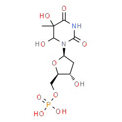 thymidine glycol monophosphate Structure