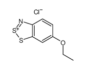 1,2,3-benzodithiazol-6-ylidene(ethyl)oxidanium,chloride结构式