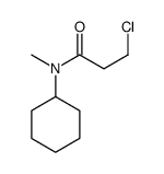 3-chloro-N-cyclohexyl-N-methylpropanamide Structure