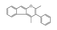 2,4-dimethyl-3-phenylindeno[2,1-b]pyran结构式
