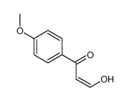 3-hydroxy-1-(4-methoxyphenyl)prop-2-en-1-one结构式