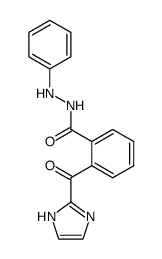 2-(1H-imidazole-2-carbonyl)-benzoic acid N'-phenyl-hydrazide Structure