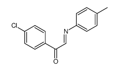 1-(4-chlorophenyl)-2-(4-methylphenyl)iminoethanone Structure