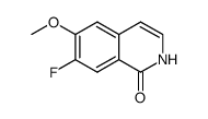 7-fluoro-6-methoxyisoquinolin-1(2H)-one Structure