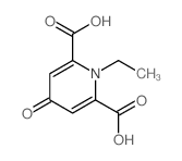 2,6-Pyridinedicarboxylicacid, 1-ethyl-1,4-dihydro-4-oxo- picture