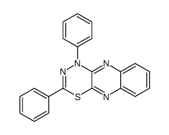 1,3-diphenyl-[1,3,4]thiadiazino[5,6-b]quinoxaline结构式