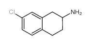 7-Chloro-1,2,3,4-tetrahydro-naphthalen-2-ylamine structure