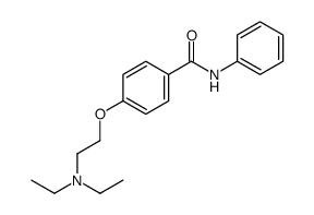 4-[2-(diethylamino)ethoxy]-N-phenylbenzamide结构式