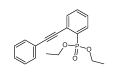 (2-phenylethynyl-phenyl)-phosphonic acid diethyl ester Structure