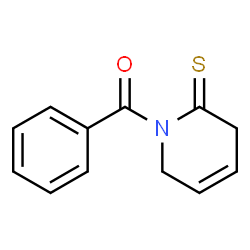 2(1H)-Pyridinethione,1-benzoyl-3,6-dihydro- (7CI,8CI) Structure