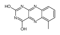 6-methyl-1H-benzo[g]pteridine-2,4-dione结构式