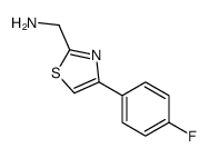 1-[4-(4-fluorophenyl)-1,3-thiazol-2-yl]methanamine(SALTDATA: FREE)结构式