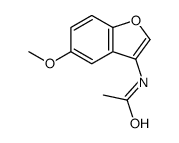 N-(5-methoxy-1-benzofuran-3-yl)acetamide Structure