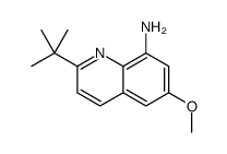 2-tert-butyl-6-methoxyquinolin-8-amine结构式