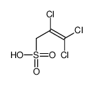 2,3,3-trichloroprop-2-ene-1-sulfonic acid结构式