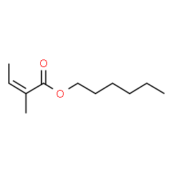 hexyl (Z)-tiglate Structure