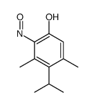 3,5-dimethyl-2-nitroso-4-propan-2-ylphenol Structure