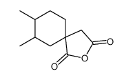 7,8-dimethyl-2-oxaspiro[4.5]decane-1,3-dione结构式