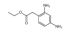(2,4-diamino-phenyl)-acetic acid ethyl ester Structure