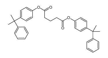 bis[4-(1-methyl-1-phenylethyl)phenyl] glutarate structure