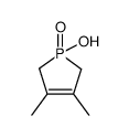 1-hydroxy-3,4-dimethyl-3-phospholene 1-oxide Structure