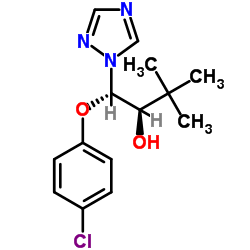 (aR,)-rel-a-tert-Butyl-b-(4-chlorophenoxy)-1H-1,2,4-triazole-1-ethanol PESTANAL picture