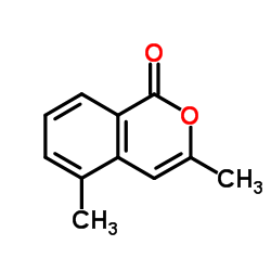 3,5-Dimethyl-1H-isochromen-1-one Structure
