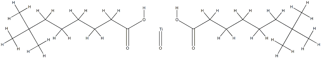 bis(neodecanoato-O)oxotitanium structure