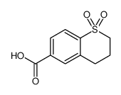 1,1-dioxo-3,4-dihydro-2H-thiochromene-6-carboxylic acid Structure