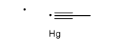 methyl(prop-1-ynyl)mercury Structure