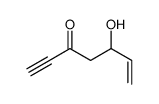 5-hydroxyhept-6-en-1-yn-3-one结构式