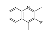 3-fluoro-2,4-dimethylquinoline结构式