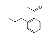 2-Isobutyl-4-methyl-acetophenon结构式
