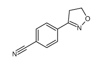 4-(4,5-dihydro-1,2-oxazol-3-yl)benzonitrile Structure