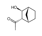 exo-2-Hydroxybicyclo[2.2.1]heptan-3-yl-endo-1-ethanon结构式
