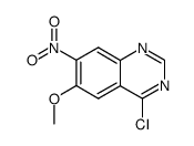 4-chloro-6-methoxy-7-nitro-quinazoline Structure