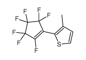 2-(2,3,3,4,4,5,5-heptafluorocyclopenten-1-yl)-3-methylthiophene结构式