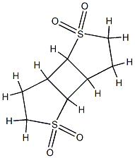 Octahydrocyclobuta[1,2-b:3,4-b']dithiophene 1,1,4,4-tetraoxide结构式
