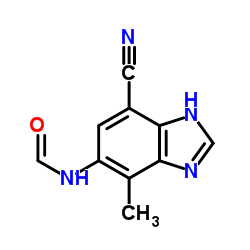 Formamide, N-(7-cyano-4-methyl-1H-benzimidazol-5-yl)- (9CI)结构式